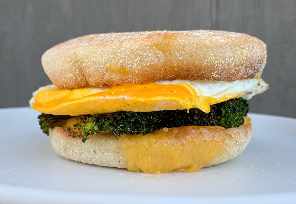 Broccoli Breakfast Sandwich